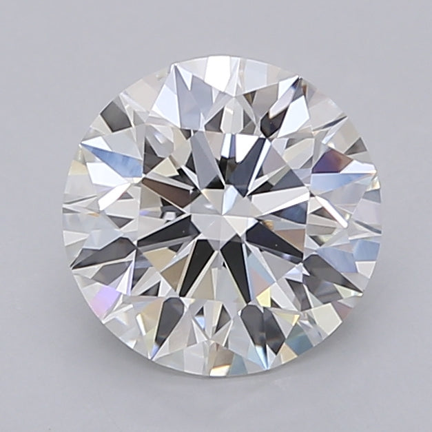 2.03 Carat Round Shaped, Ideal Cut, E Color, VVS2 Clarity, IGI Certified Lab Grown Diamond