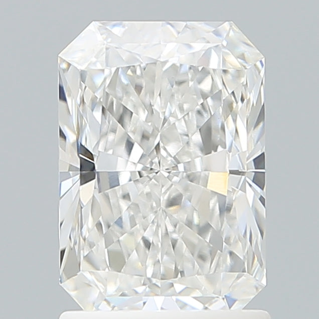 1.60 Carat Radiant Shaped, Ideal Cut, E Color, VVS2 Clarity, IGI Certified Lab Grown Diamond