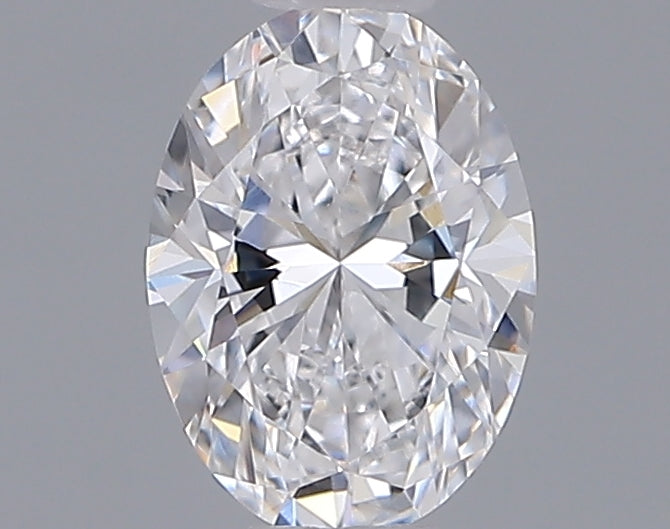 0.54 Carat Oval Shaped, Excellent Cut, D Color, VVS2 Clarity, IGI Certified Lab Grown Diamond