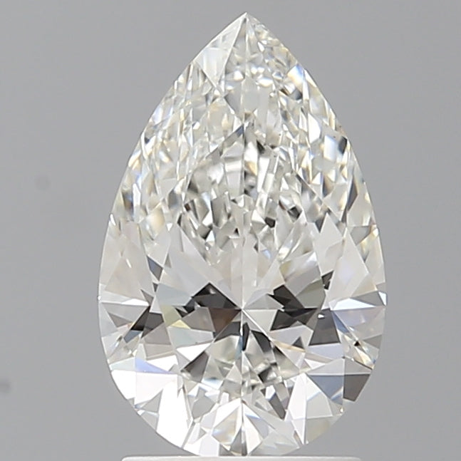 2.05 Carat Pear Shaped, Ideal Cut, F Color, VVS2 Clarity, IGI Certified Lab Grown Diamond
