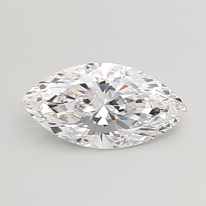 3.08 Carat Marquise Shaped, Ideal Cut, D Color, VVS2 Clarity, IGI Certified Lab Grown Diamond