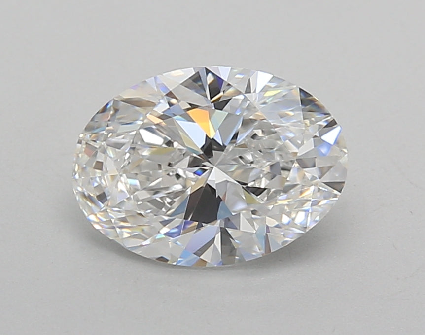 1.50 Carat Oval Shaped, Excellent Cut, D Color, VVS2 Clarity, IGI Certified Lab Grown Diamond