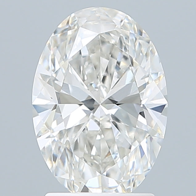 2.10 Carat Oval Shaped, Ideal Cut, F Color, VVS2 Clarity, IGI Certified Lab Grown Diamond