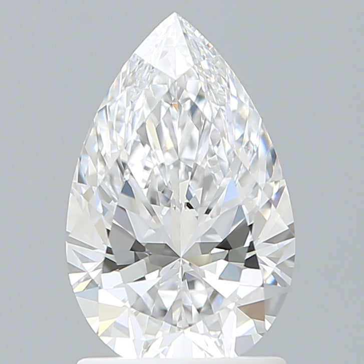 1.51 Carat Pear Shaped, Ideal Cut, D Color, VVS2 Clarity, IGI Certified Lab Grown Diamond