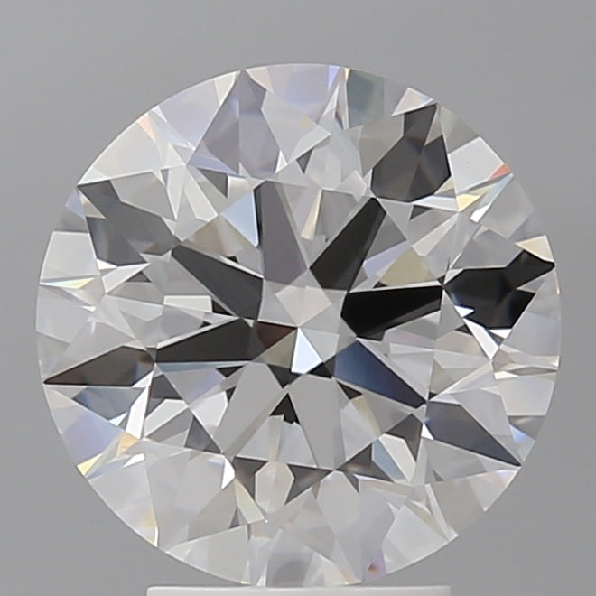 4.09 Carat Round Shaped, Ideal Cut, E Color, VVS2 Clarity, IGI Certified Lab Grown Diamond