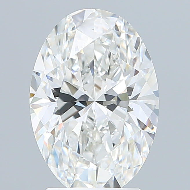 3.01 Carat Oval Shaped, Excellent Cut, F Color, VVS2 Clarity, IGI Certified Lab Grown Diamond