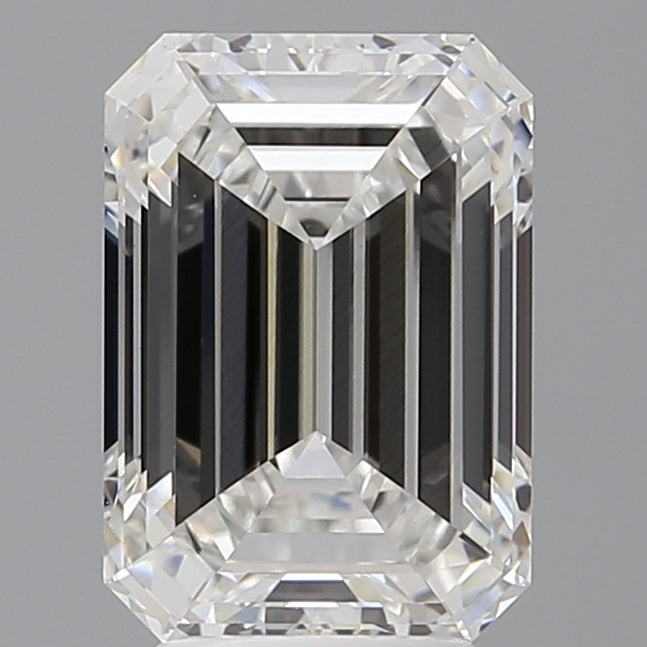3.88 Carat Emerald Shaped, Ideal Cut, E Color, VVS2 Clarity, IGI Certified Lab Grown Diamond