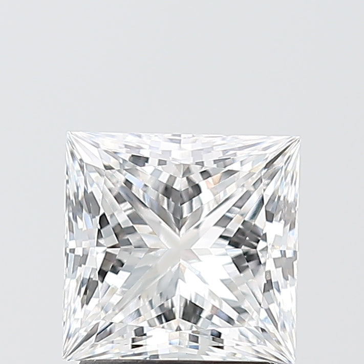 2.00 Carat Princess Shaped, Ideal Cut, D Color, VVS2 Clarity, IGI Certified Lab Grown Diamond