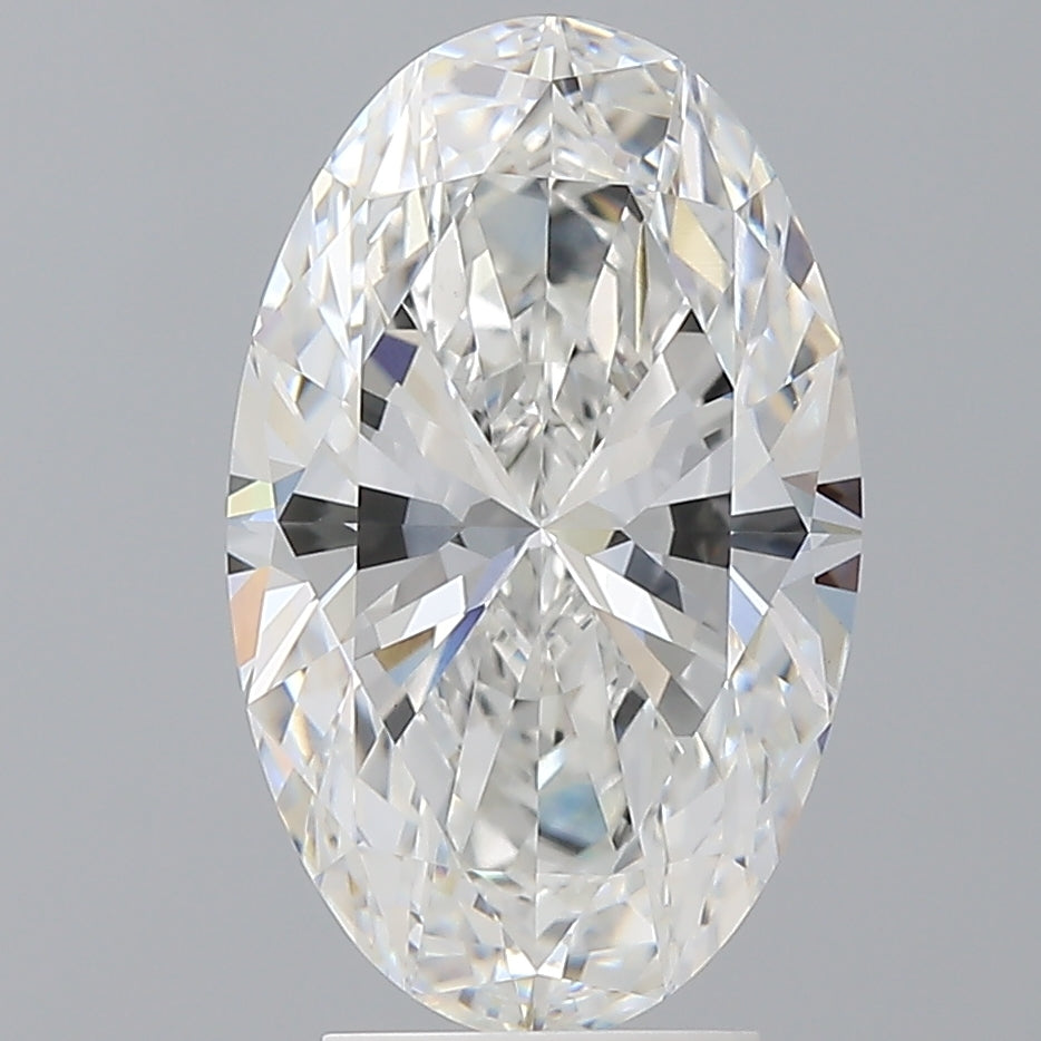 4.04 Carat Oval Shaped, Ideal Cut, E Color, VVS2 Clarity, IGI Certified Lab Grown Diamond
