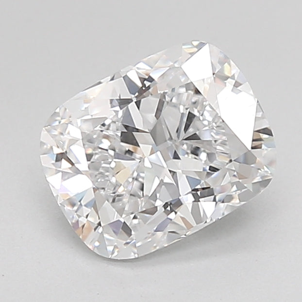 1.61 Carat Cushion Shaped, Ideal Cut, D Color, VVS2 Clarity, IGI Certified Lab Grown Diamond