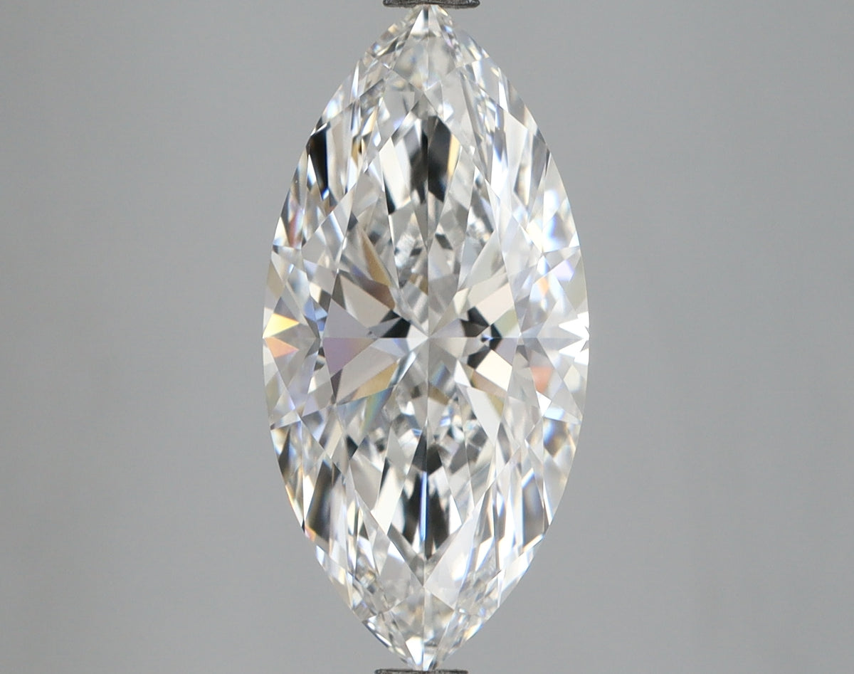 4.07 Carat Marquise Shaped, Ideal Cut, E Color, VVS1 Clarity, IGI Certified Lab Grown Diamond