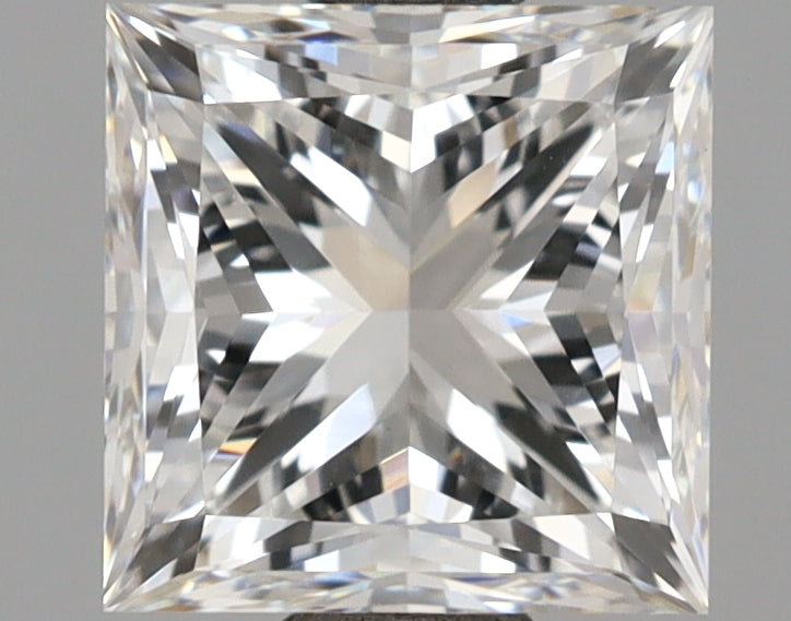 2.03 Carat Princess Shaped, Excellent Cut, D Color, VVS2 Clarity, IGI Certified Lab Grown Diamond
