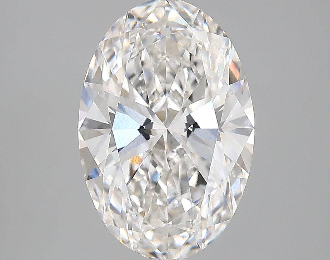 4.01 Carat Oval Shaped, Very Good Cut, F Color, VVS1 Clarity, IGI Certified Lab Grown Diamond