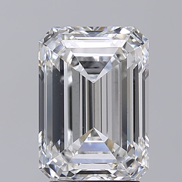 3.02 Carat Emerald Shaped, Very Good Cut, E Color, VS1 Clarity, IGI Certified Lab Grown Diamond