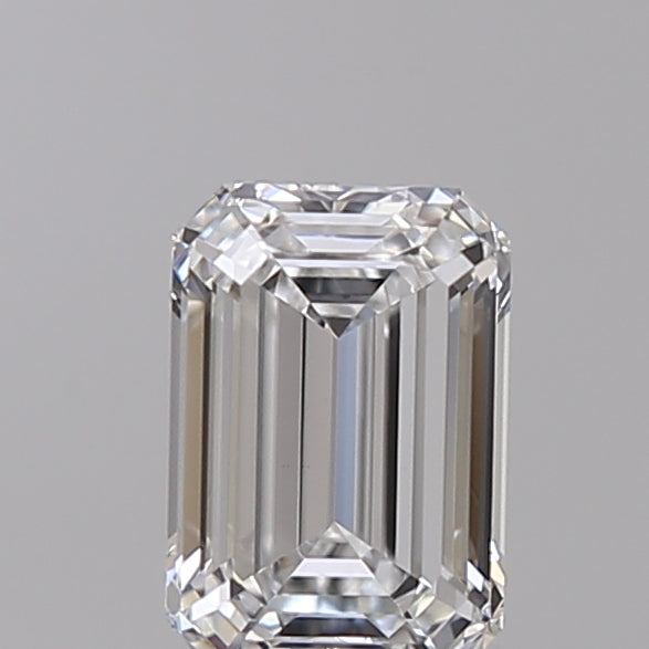 0.50 Carat Emerald Shaped, Very Good Cut, D Color, VS1 Clarity, IGI Certified Lab Grown Diamond