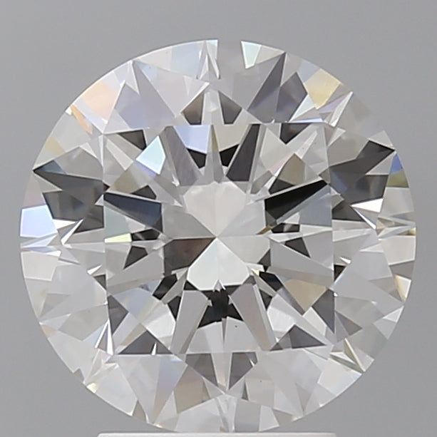3.52 Carat Round Shaped, Excellent Cut, F Color, VS1 Clarity, IGI Certified Lab Grown Diamond