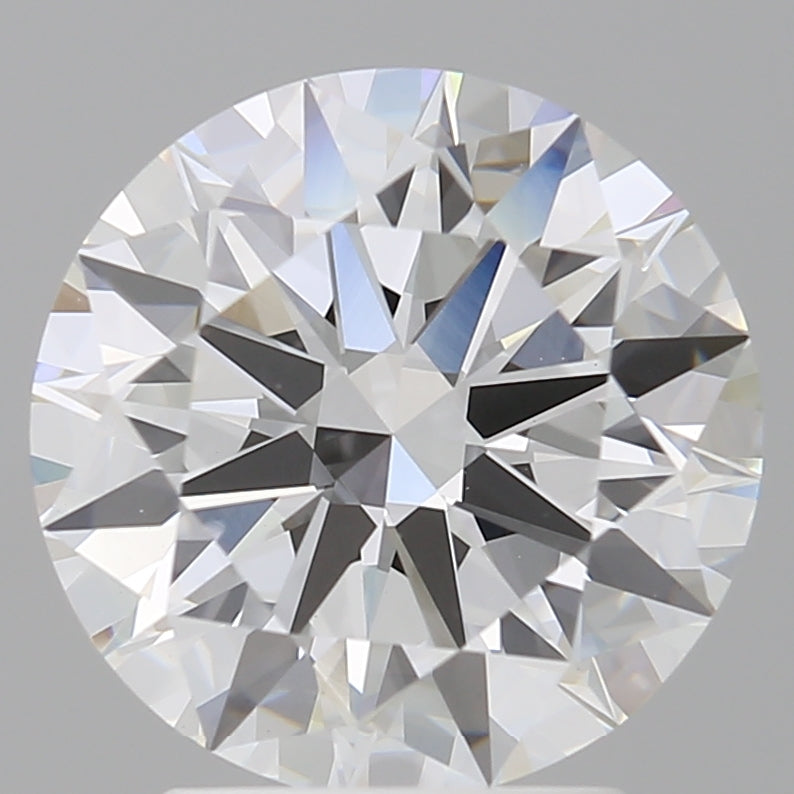 3.05 Carat Round Shaped, Excellent Cut, E Color, VVS2 Clarity, IGI Certified Lab Grown Diamond