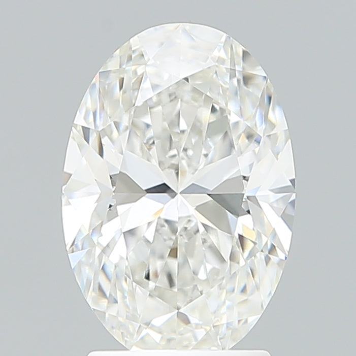 2.55 Carat Oval Shaped, Ideal Cut, F Color, VVS2 Clarity, IGI Certified Lab Grown Diamond
