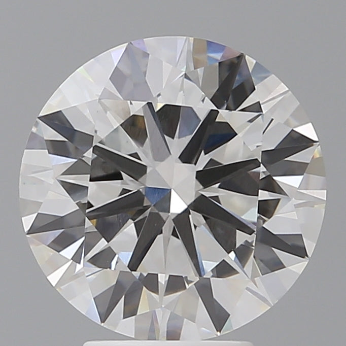 4.58 Carat Round Shaped, Ideal Cut, F Color, VVS2 Clarity, IGI Certified Lab Grown Diamond