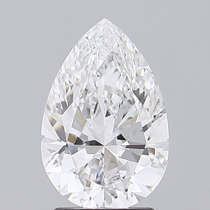 2.41 Carat Pear Shaped, Ideal Cut, E Color, VVS2 Clarity, IGI Certified Lab Grown Diamond