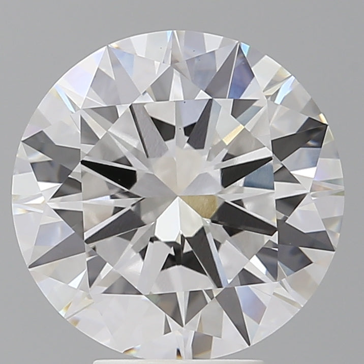 5.56 Carat Round Shaped, Excellent Cut, E Color, VS1 Clarity, IGI Certified Lab Grown Diamond