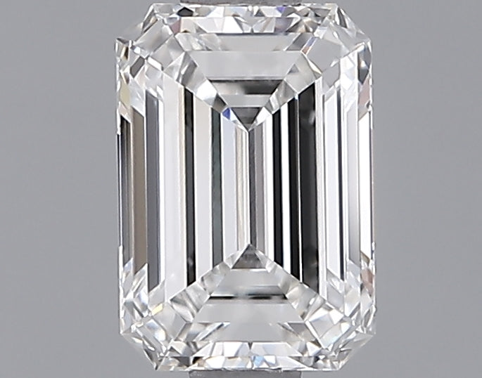1.35 Carat Emerald Shaped, Ideal Cut, E Color, VS1 Clarity, IGI Certified Lab Grown Diamond