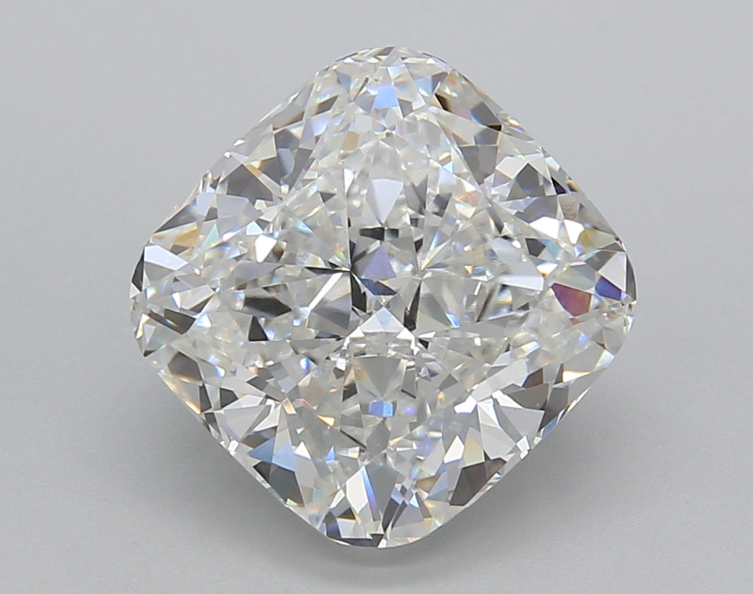 5.01 Carat Cushion Shaped, Excellent Cut, E Color, VVS2 Clarity, IGI Certified Lab Grown Diamond