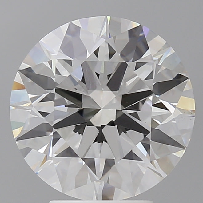 4.53 Carat Round Shaped, Ideal Cut, F Color, VVS2 Clarity, IGI Certified Lab Grown Diamond