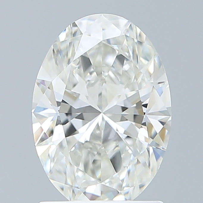 1.52 Carat Oval Shaped, Ideal Cut, G Color, VVS2 Clarity, IGI Certified Lab Grown Diamond