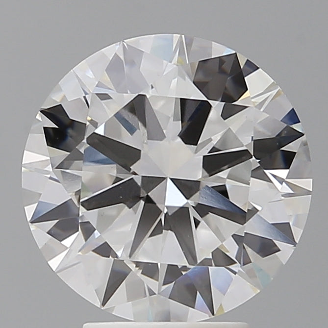 4.05 Carat Round Shaped, Excellent Cut, E Color, VVS2 Clarity, IGI Certified Lab Grown Diamond