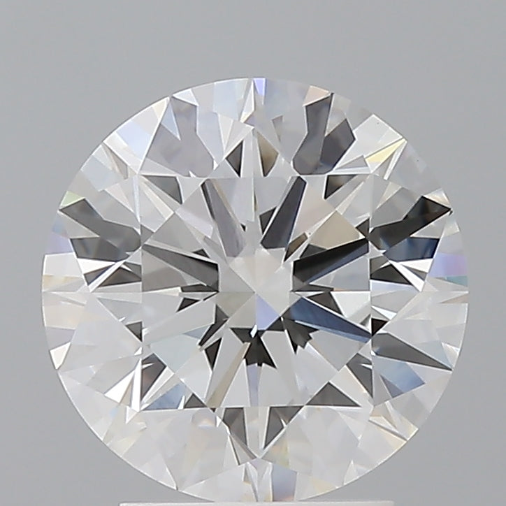 3.03 Carat Round Shaped, Ideal Cut, E Color, VVS2 Clarity, IGI Certified Lab Grown Diamond