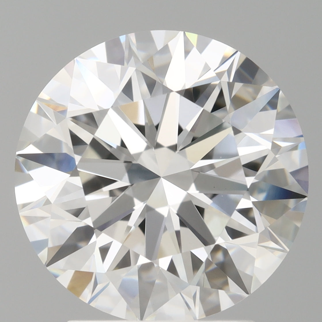 3.05 Carat Round Shaped, Ideal Cut, E Color, VVS2 Clarity, IGI Certified Lab Grown Diamond