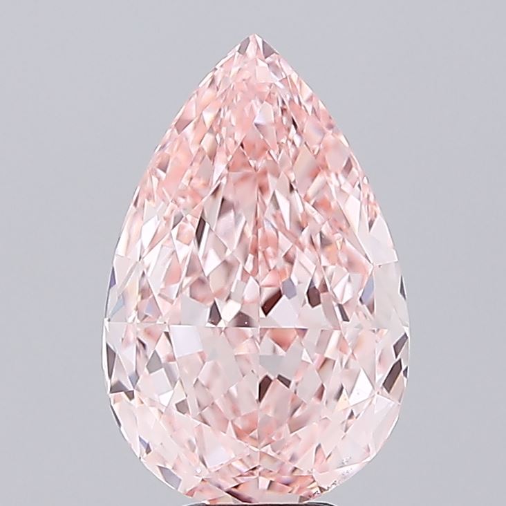 6.11 Carat Pear Shaped, Ideal Cut, VS1 Clarity, IGI Certified Lab Grown Diamond