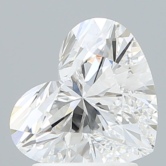 2.07 Carat Heart Shaped, Ideal Cut, D Color, VVS2 Clarity, IGI Certified Lab Grown Diamond