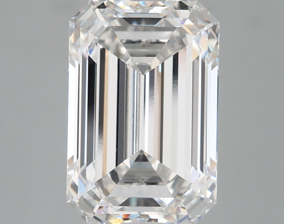 4.09 Carat Emerald Shaped, Very Good Cut, E Color, IF Clarity, IGI Certified Lab Grown Diamond