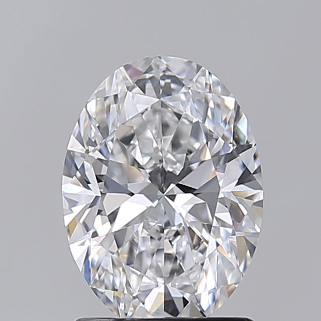 1.50 Carat Oval Shaped, Excellent Cut, D Color, VVS1 Clarity, IGI Certified Lab Grown Diamond