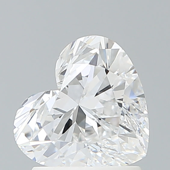 1.50 Carat Heart Shaped, Ideal Cut, D Color, VS1 Clarity, IGI Certified Lab Grown Diamond