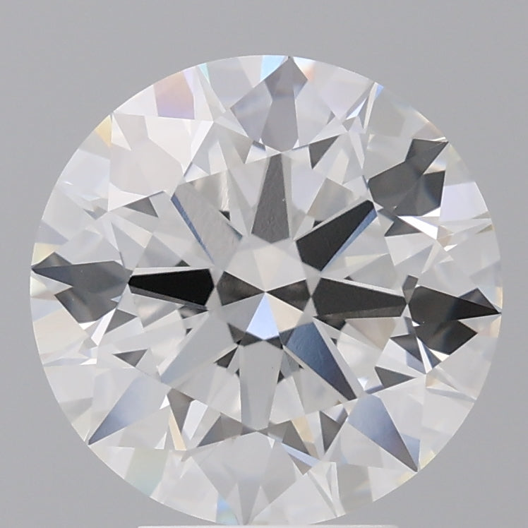 4.54 Carat Round Shaped, Ideal Cut, F Color, VVS2 Clarity, IGI Certified Lab Grown Diamond