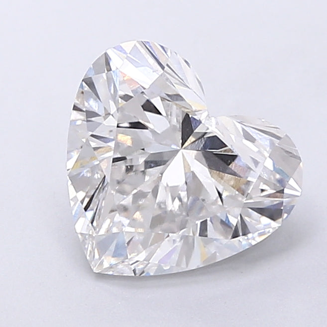 2.44 Carat Heart Shaped, Very Good Cut, E Color, VVS2 Clarity, IGI Certified Lab Grown Diamond