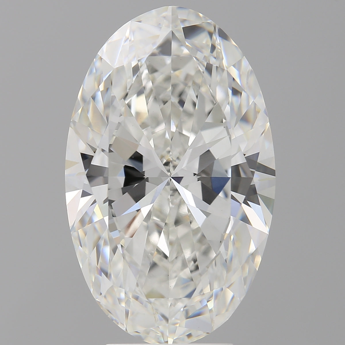 6.10 Carat Oval Shaped, Ideal Cut, F Color, VVS2 Clarity, IGI Certified Lab Grown Diamond
