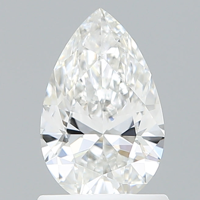 1.03 Carat Pear Shaped, Ideal Cut, E Color, VVS2 Clarity, IGI Certified Lab Grown Diamond