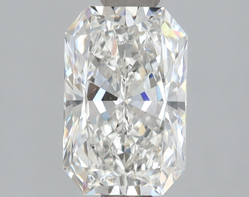 1.62 Carat Radiant Shaped, Excellent Cut, F Color, VS1 Clarity, IGI Certified Lab Grown Diamond
