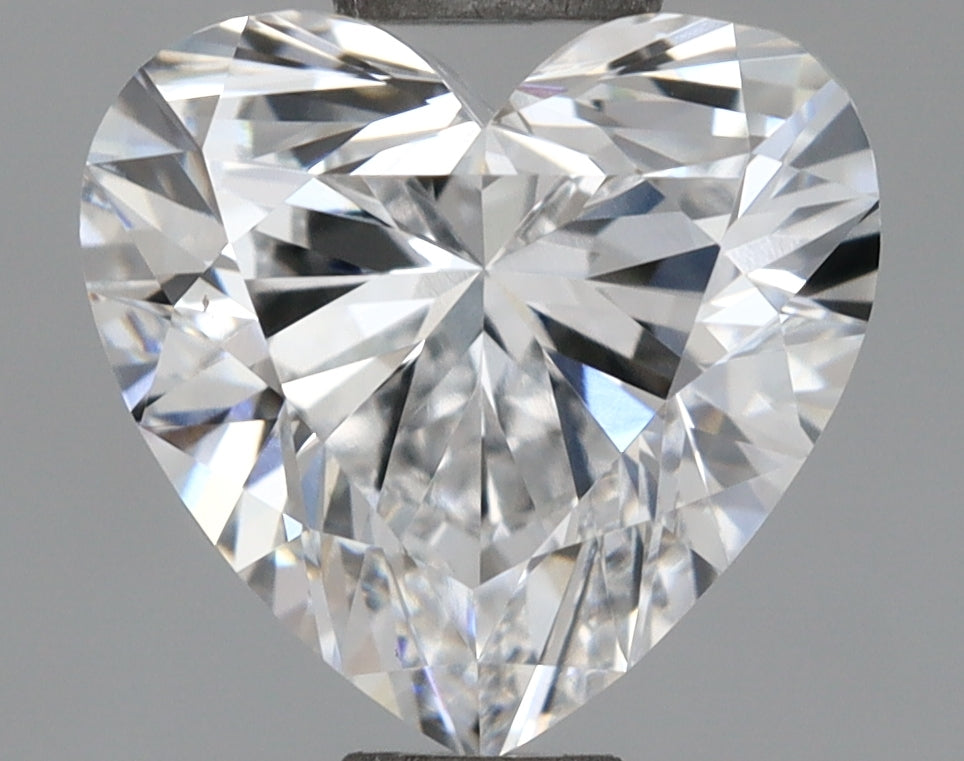 1.53 Carat Heart Shaped, Ideal Cut, D Color, VVS1 Clarity, IGI Certified Lab Grown Diamond