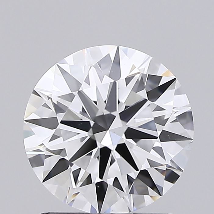 1.55 Carat Round Shaped, Ideal Cut, D Color, VS1 Clarity, IGI Certified Lab Grown Diamond