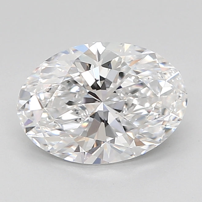1.68 Carat Oval Shaped, Ideal Cut, D Color, VVS1 Clarity, IGI Certified Lab Grown Diamond