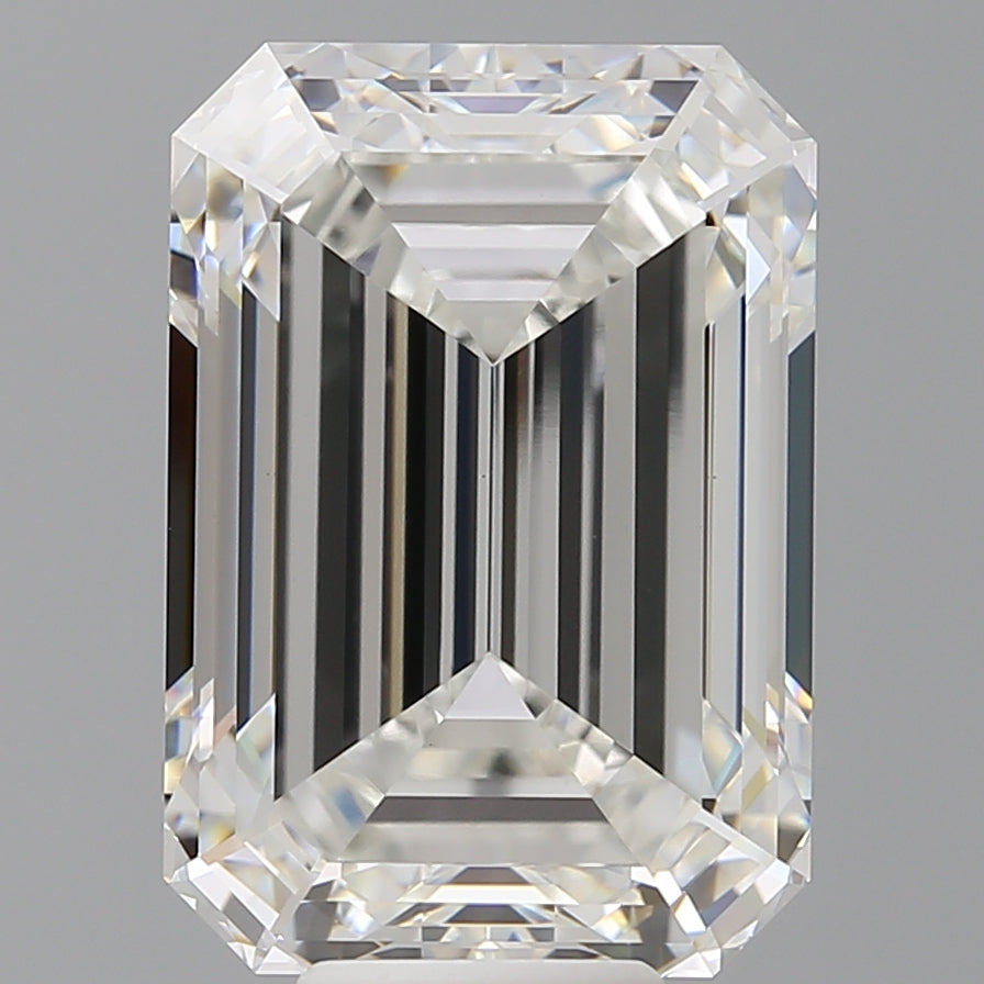 11.09 Carat Emerald Shaped, Ideal Cut, F Color, VS1 Clarity, IGI Certified Lab Grown Diamond