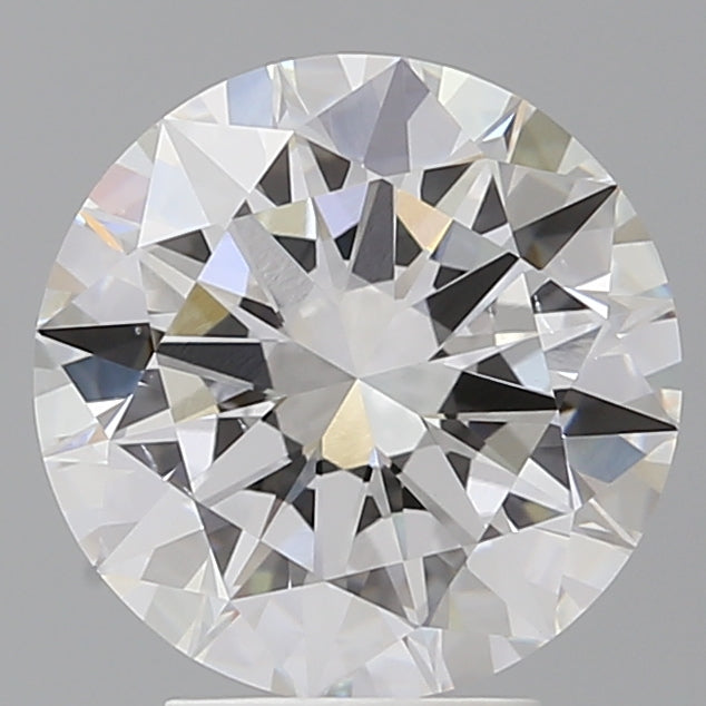 4.05 Carat Round Shaped, Excellent Cut, E Color, VS2 Clarity, IGI Certified Lab Grown Diamond