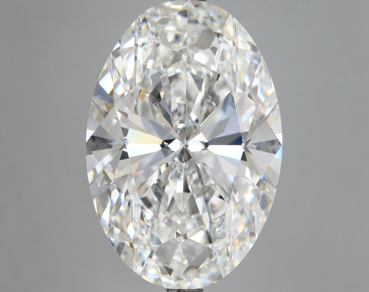 13.08 Carat Oval Shaped, Ideal Cut, E Color, VVS2 Clarity, IGI Certified Lab Grown Diamond