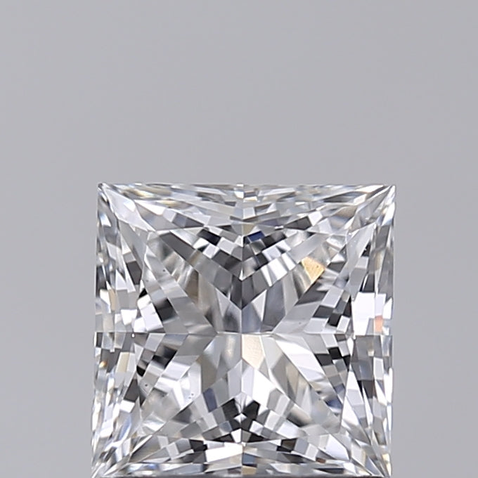 1.02 Carat Princess Shaped, Very Good Cut, E Color, VS1 Clarity, IGI Certified Lab Grown Diamond