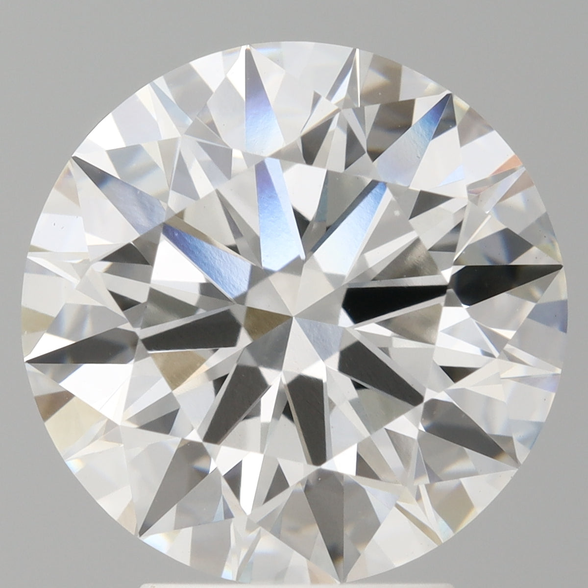 4.09 Carat Round Shaped, Ideal Cut, E Color, VVS2 Clarity, IGI Certified Lab Grown Diamond
